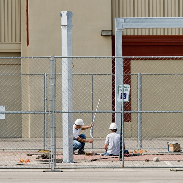 how much time can i rent the temporary fence for my building site or event in Venice